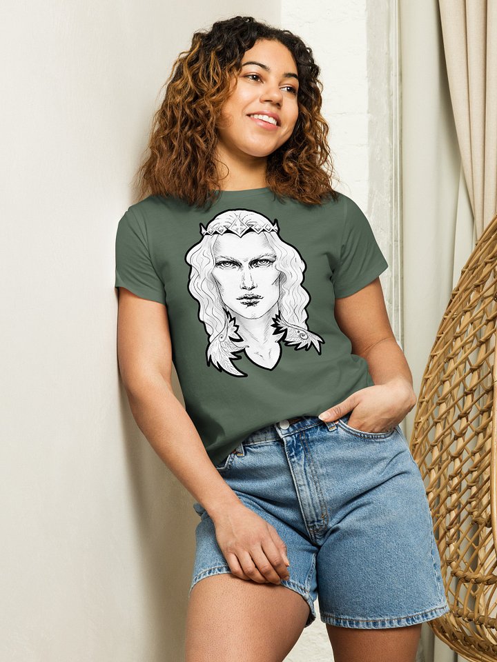 Prince Charming Black Line Women's High-Waisted Tee Cotton Heritage product image (1)
