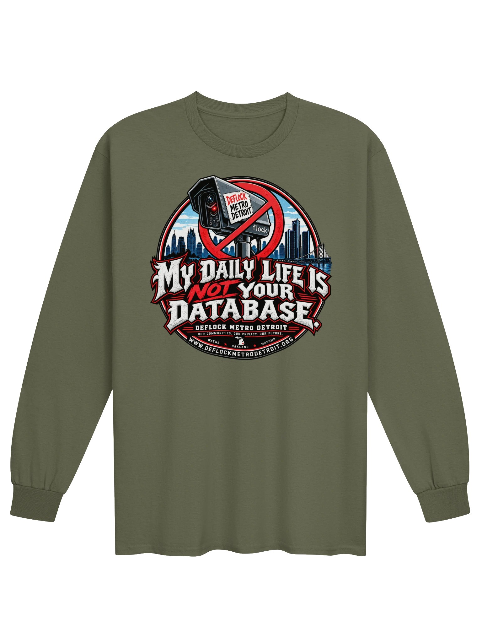 My Daily Life Is Not Your Database Long Sleeve Tee product image (5)