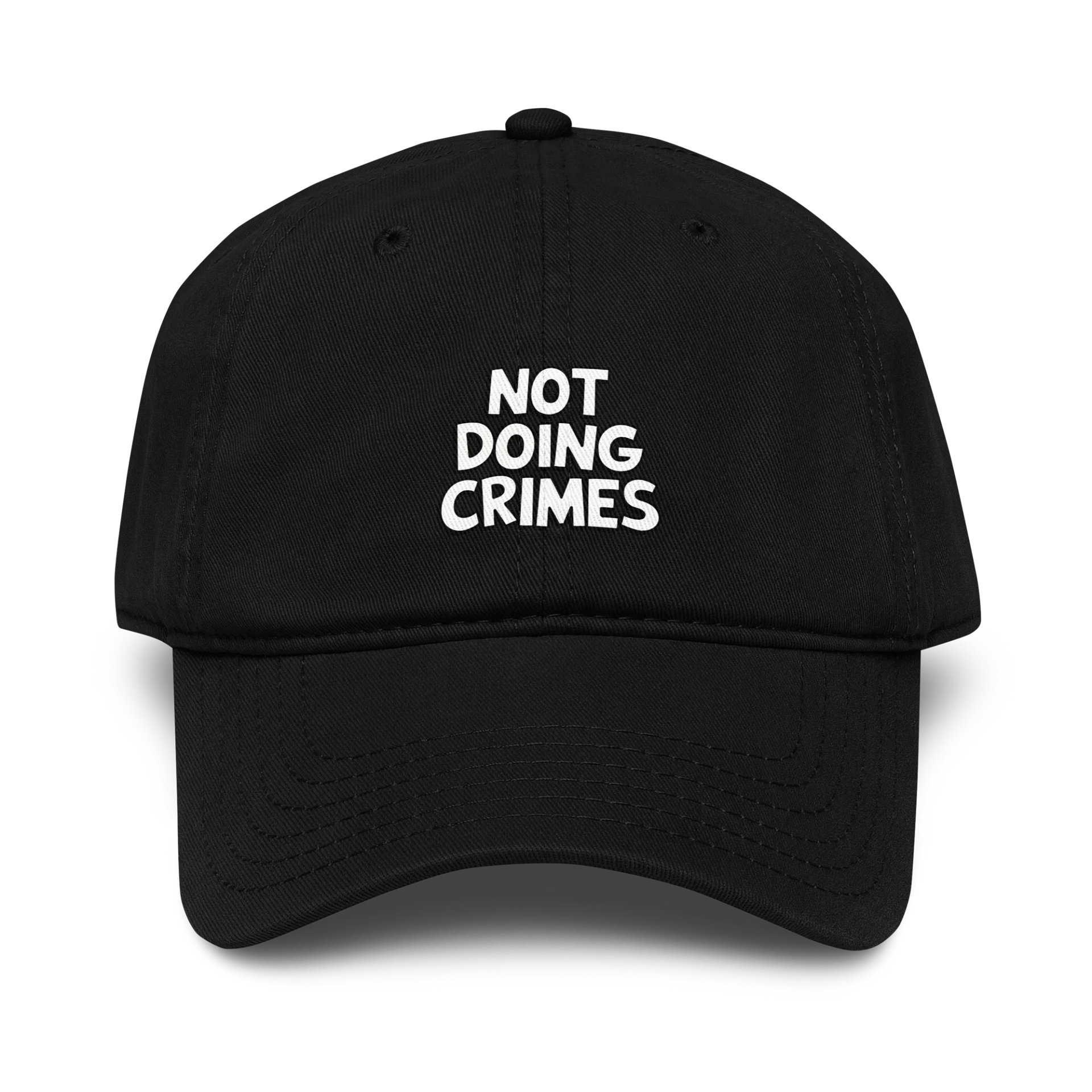 Not Doing Crimes Cap product image (1)