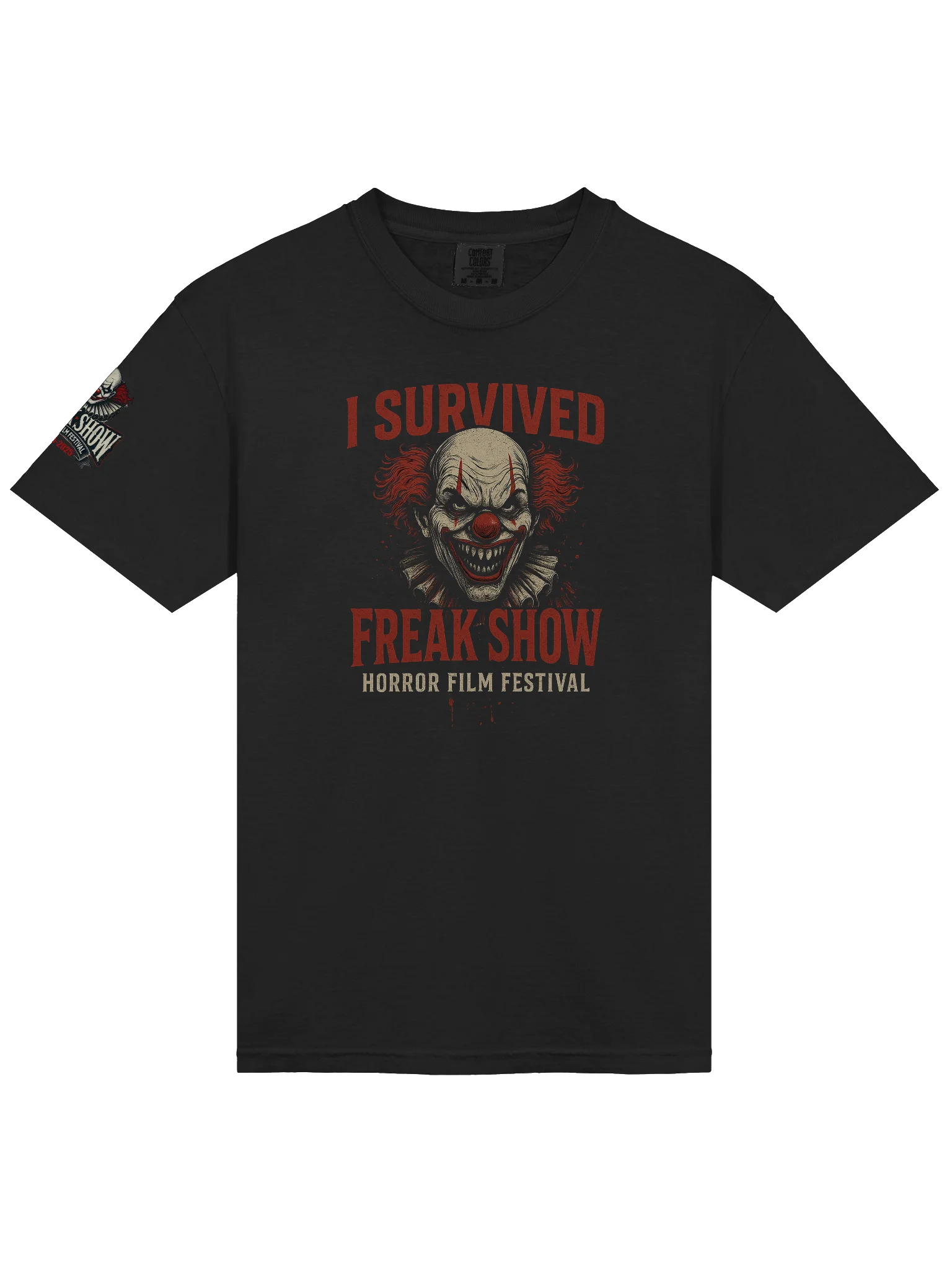 Freak Show Horror Festival Clown T-Shirt product image (3)