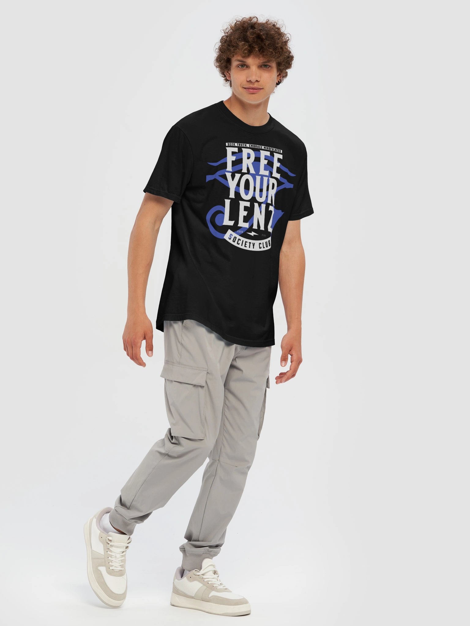 FreeYourLenz Society Tee (Blue) product image (5)