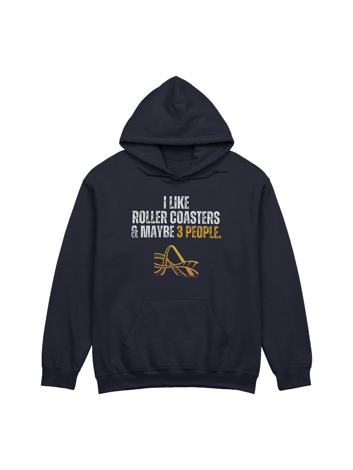 I Like Roller Coasters & Maybe 3 People Hoodie product image (6)