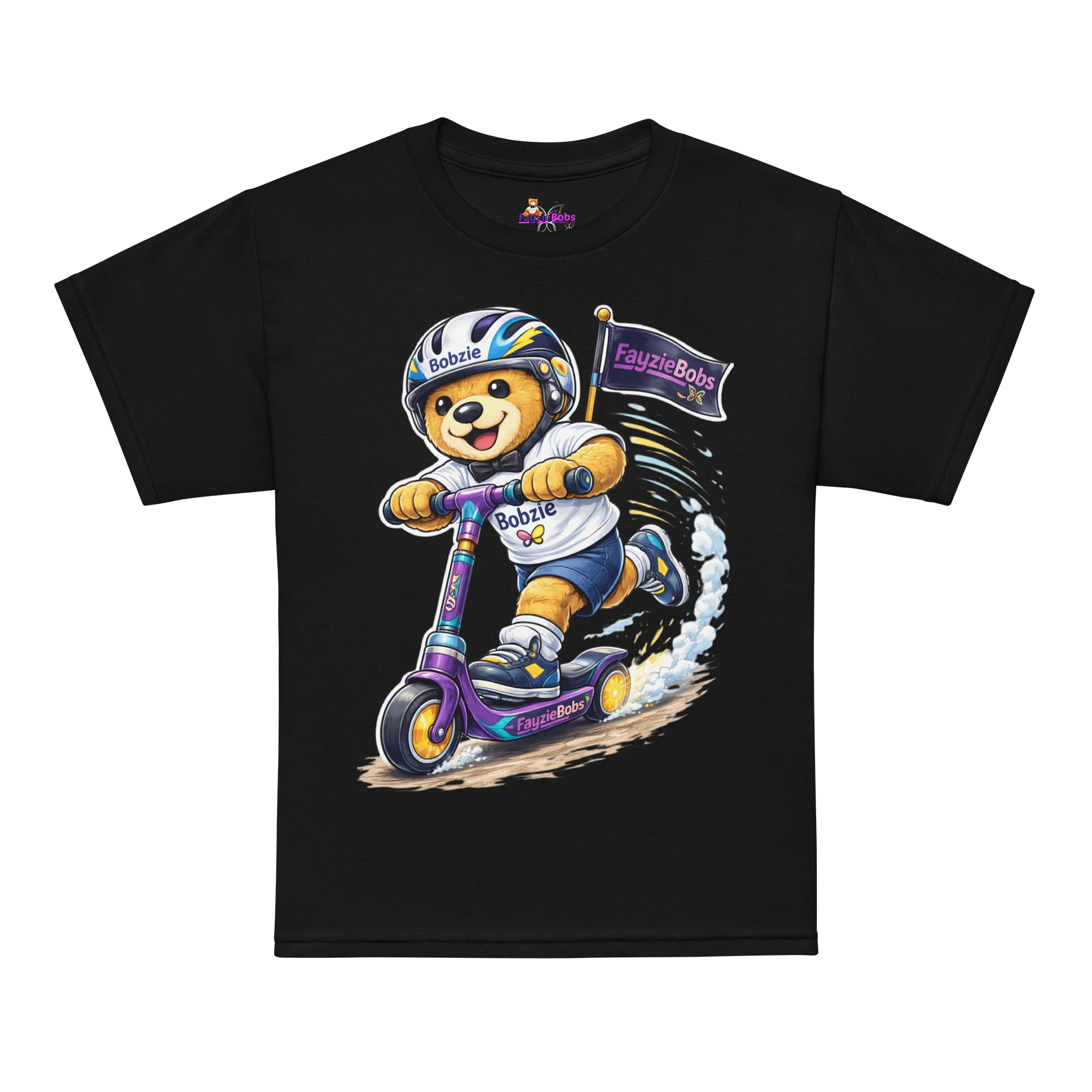 Bobzie Scooter Adventure Youth Tee | Ride Bold Edition by FayzieBobs product image (7)