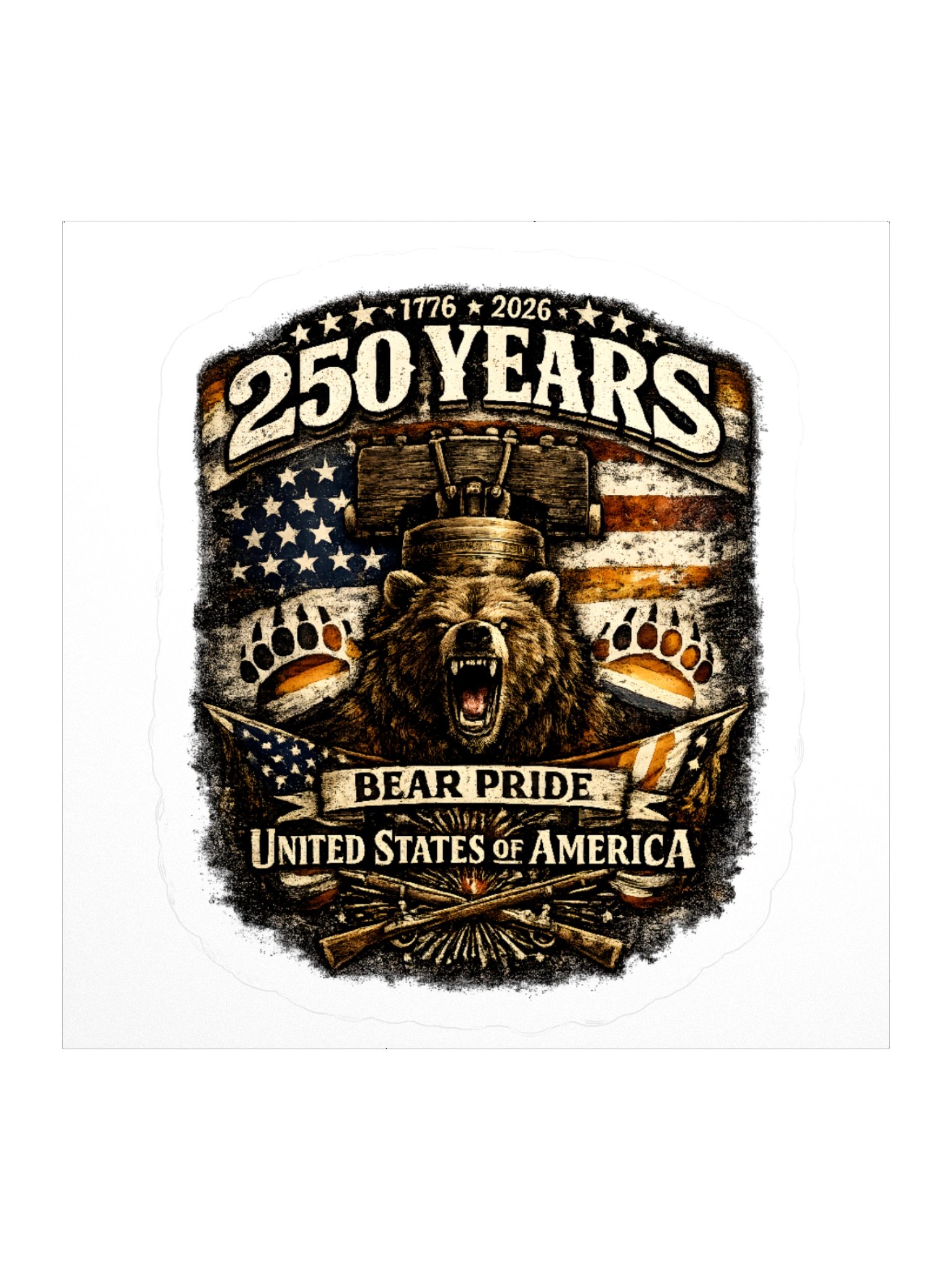 Limited Edition - Bear Pride 250 Celebration Sticker product image (1)