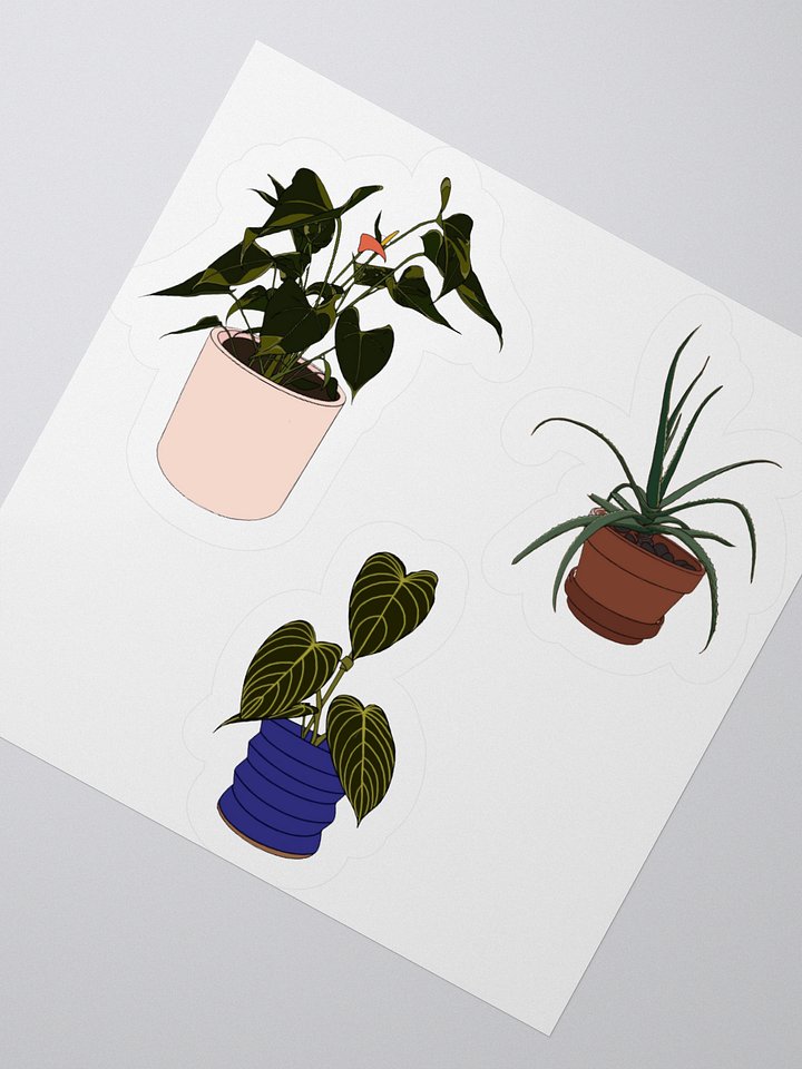 potted plants sticker sheet product image (2)