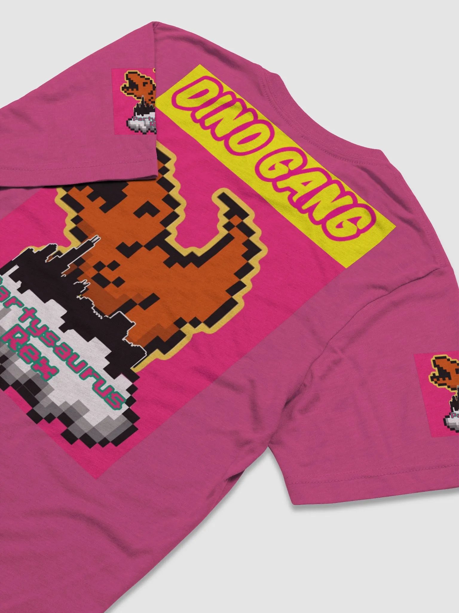 8 Bit Partysaurus Rex Tri-Blend Tee product image (4)