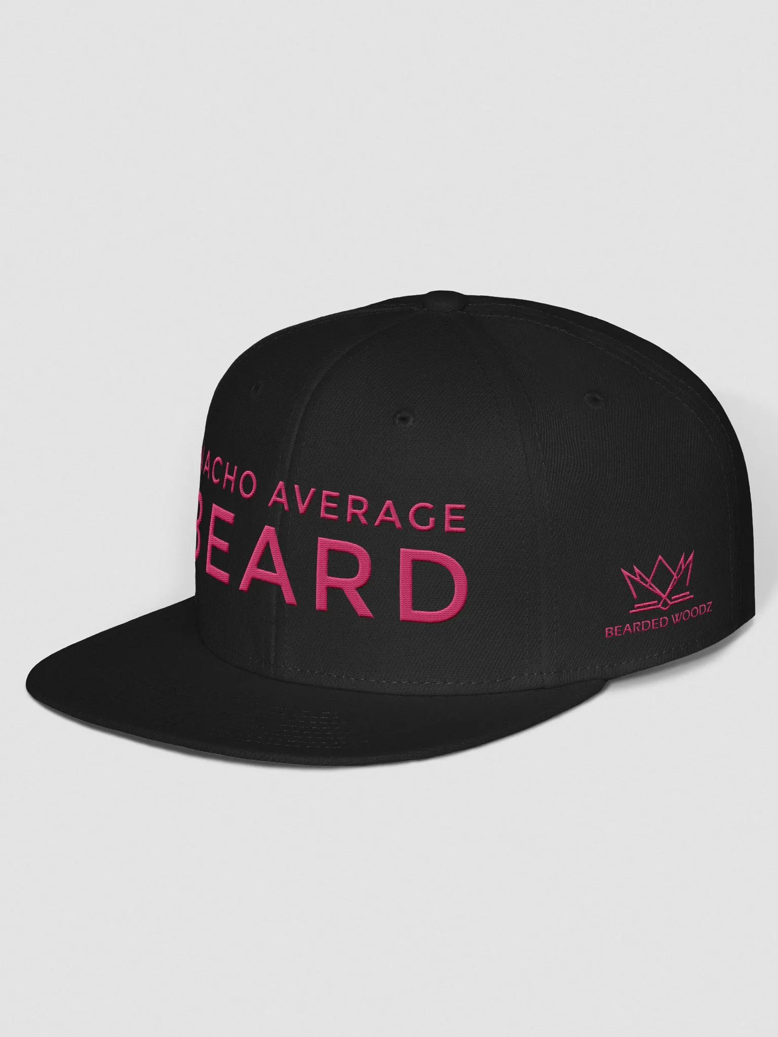 Nacho Average Beard Snapback Cap (Fight Cancer Edition) product image (2)