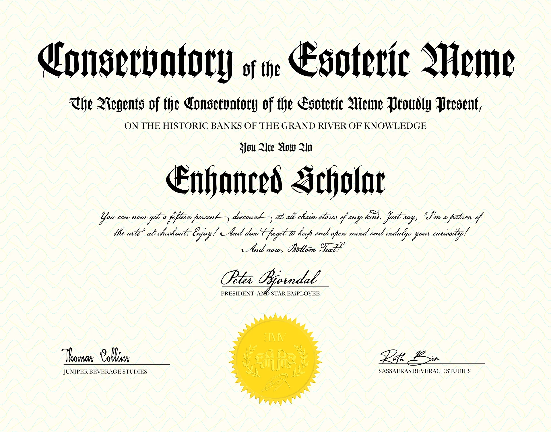 Enhanced Scholar Certificate (Digital) product image (1)