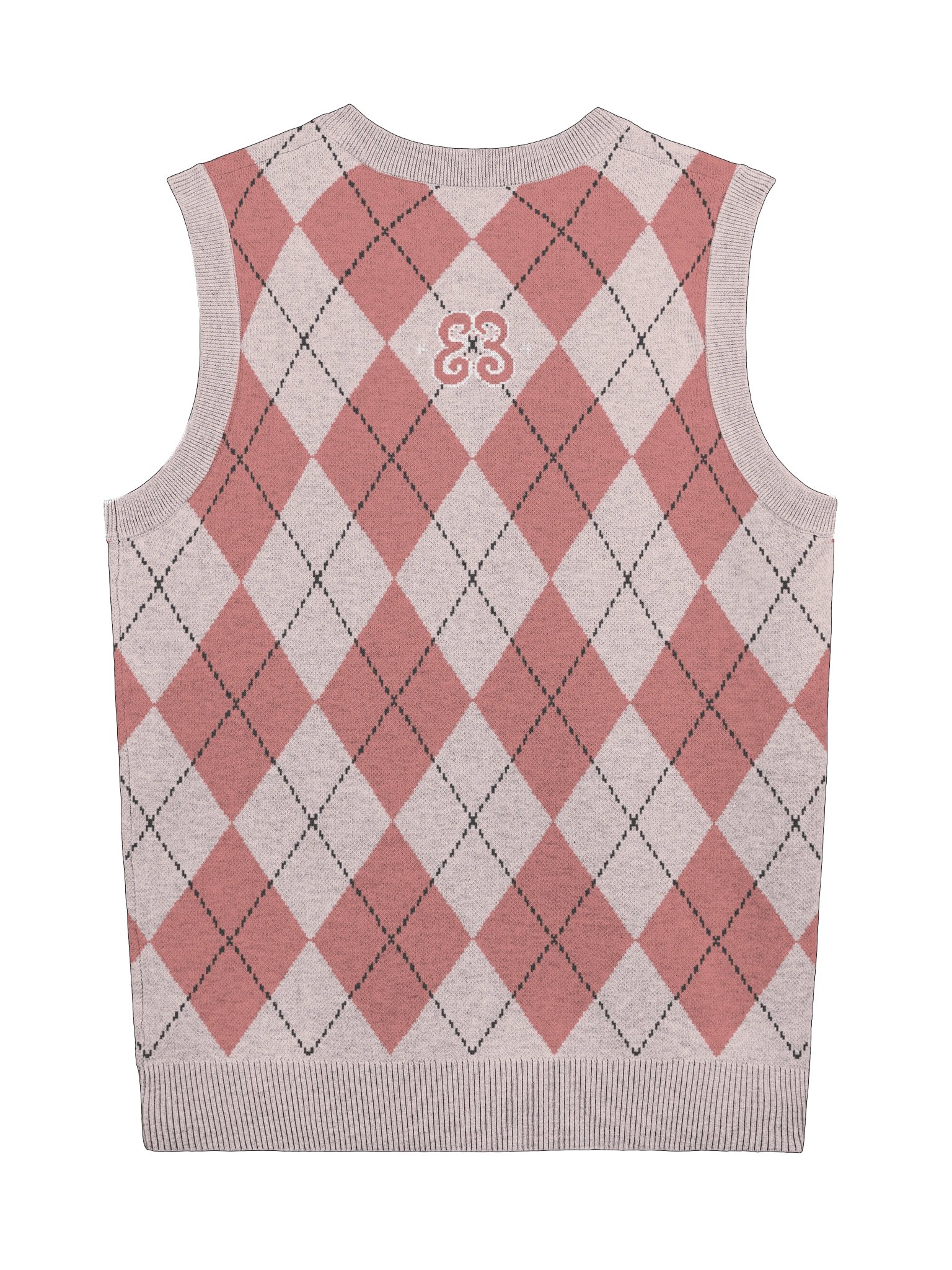 Elofina Butterfly Logo Knitted V-Neck Sweater Vest product image (2)