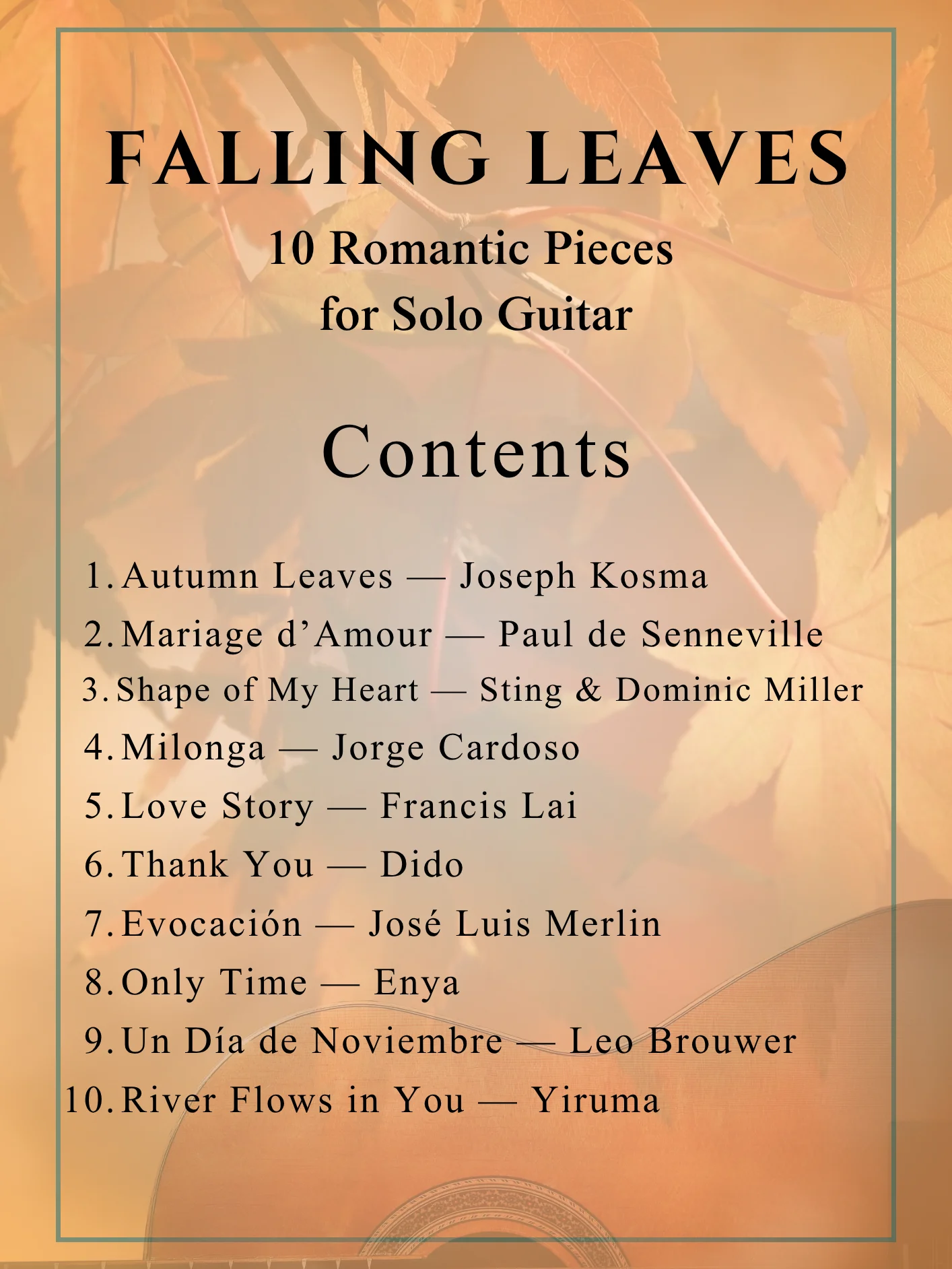 Falling Leaves – 10 Romantic Guitar Pieces product image (2)