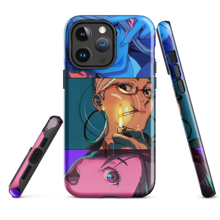 XBOYI x DanDaDan – “Neon Squad” MagSafe® iPhone Case product image (4)