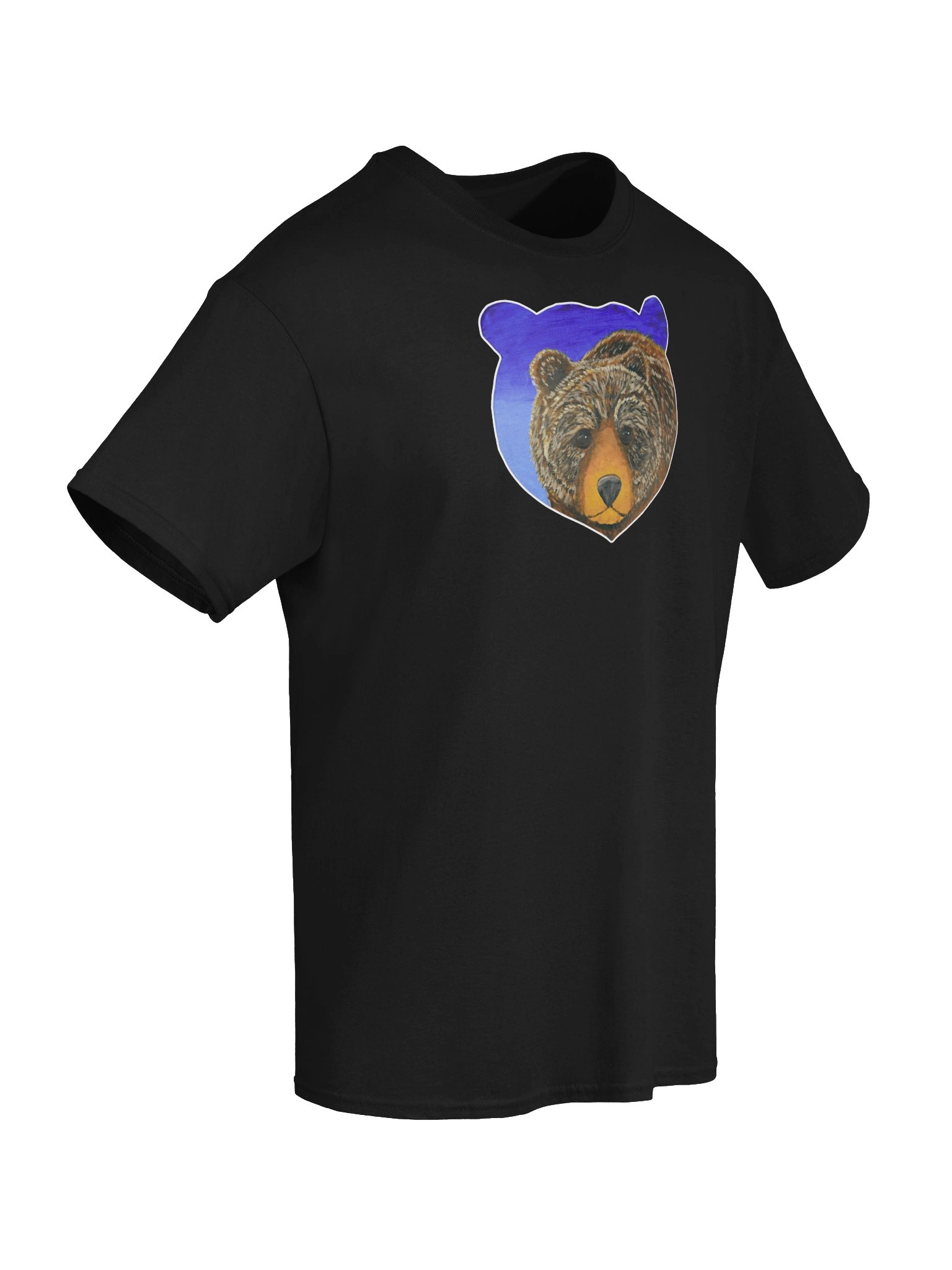 Bear Portrait Painting Print - Gildan Tee product image (36)
