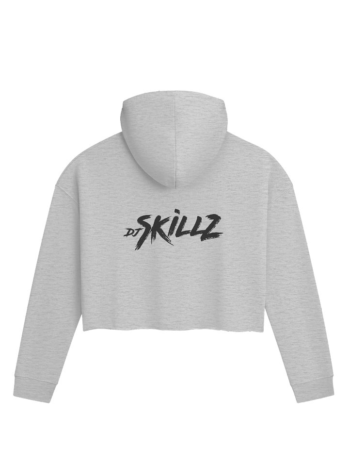 Women's Premium Crop Top Hoodie (Black Font) product image (2)