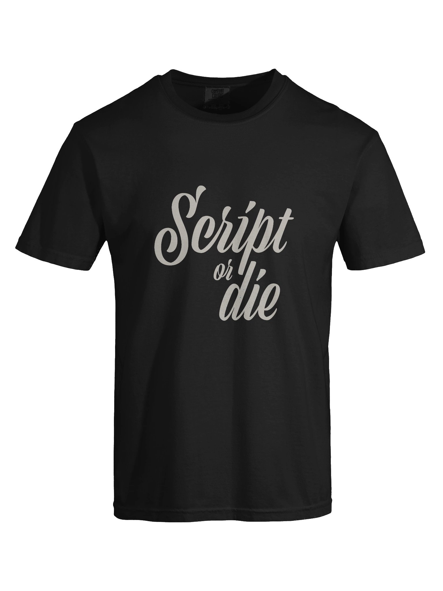 Script or Die Cursive T-Shirt product image (38)