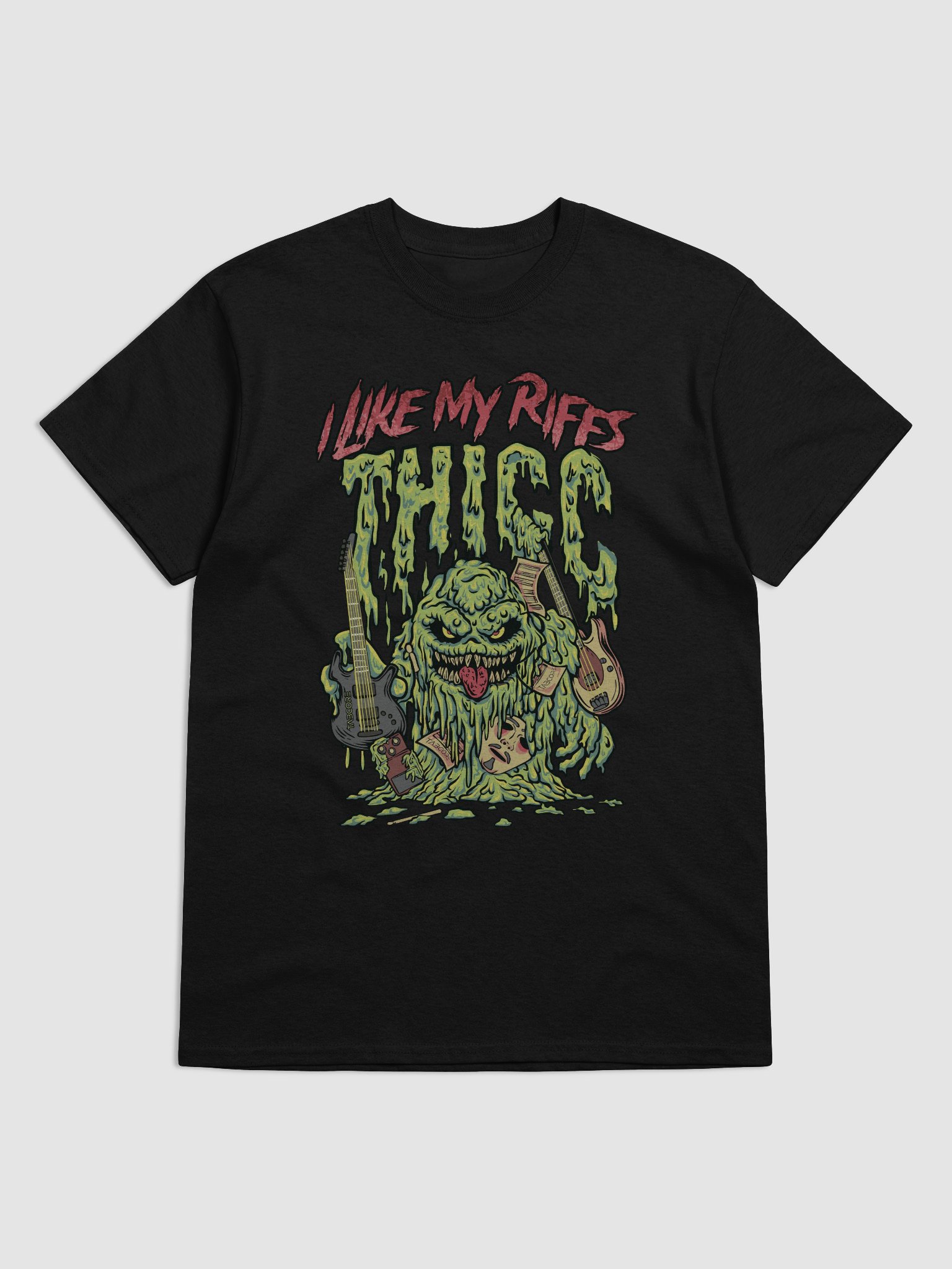 I Like My Riffs THICC – Monster T-shirt product image (4)