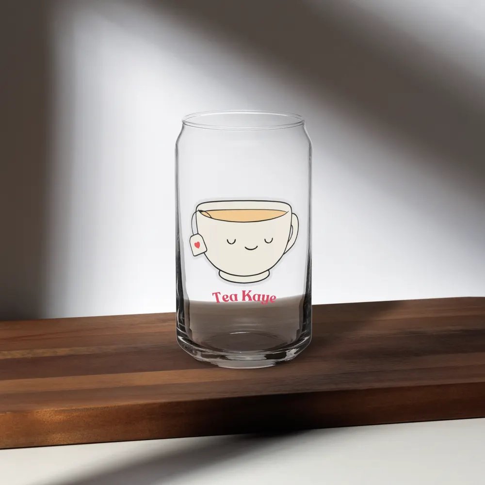 Tea Cup Iced Coffee Glass product image (5)