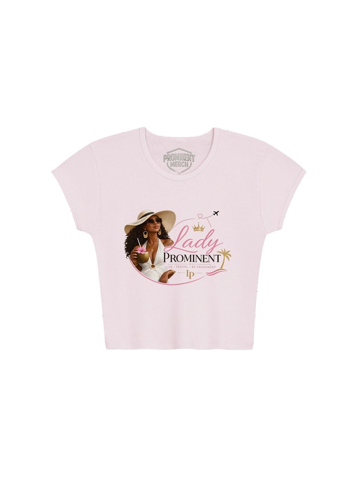 Lady Prominent Travel Luxe Baby Tee product image (2)