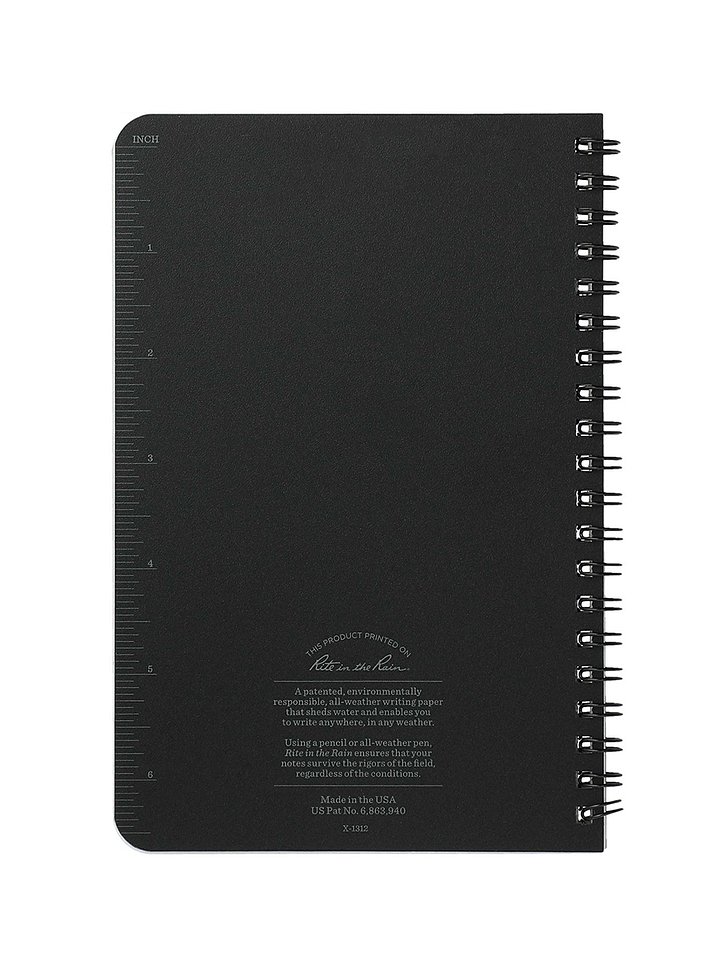 4.6” x 7” Rite in the Rain Side Spiral Notebook product image (2)