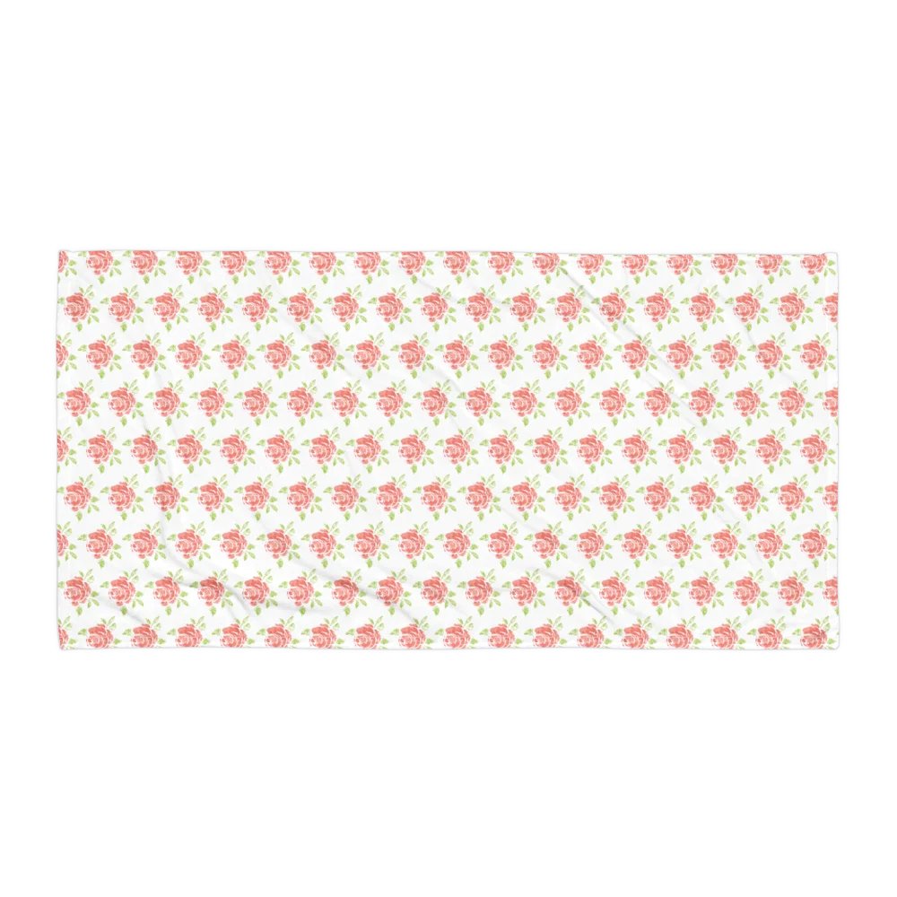 Rose Pattern Towel product image (1)