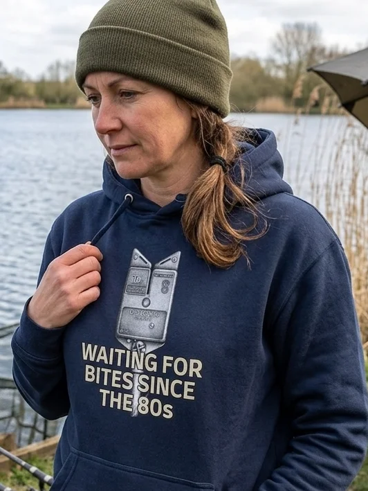 Waiting for Bites Since The 80s Hoodie product image (1)
