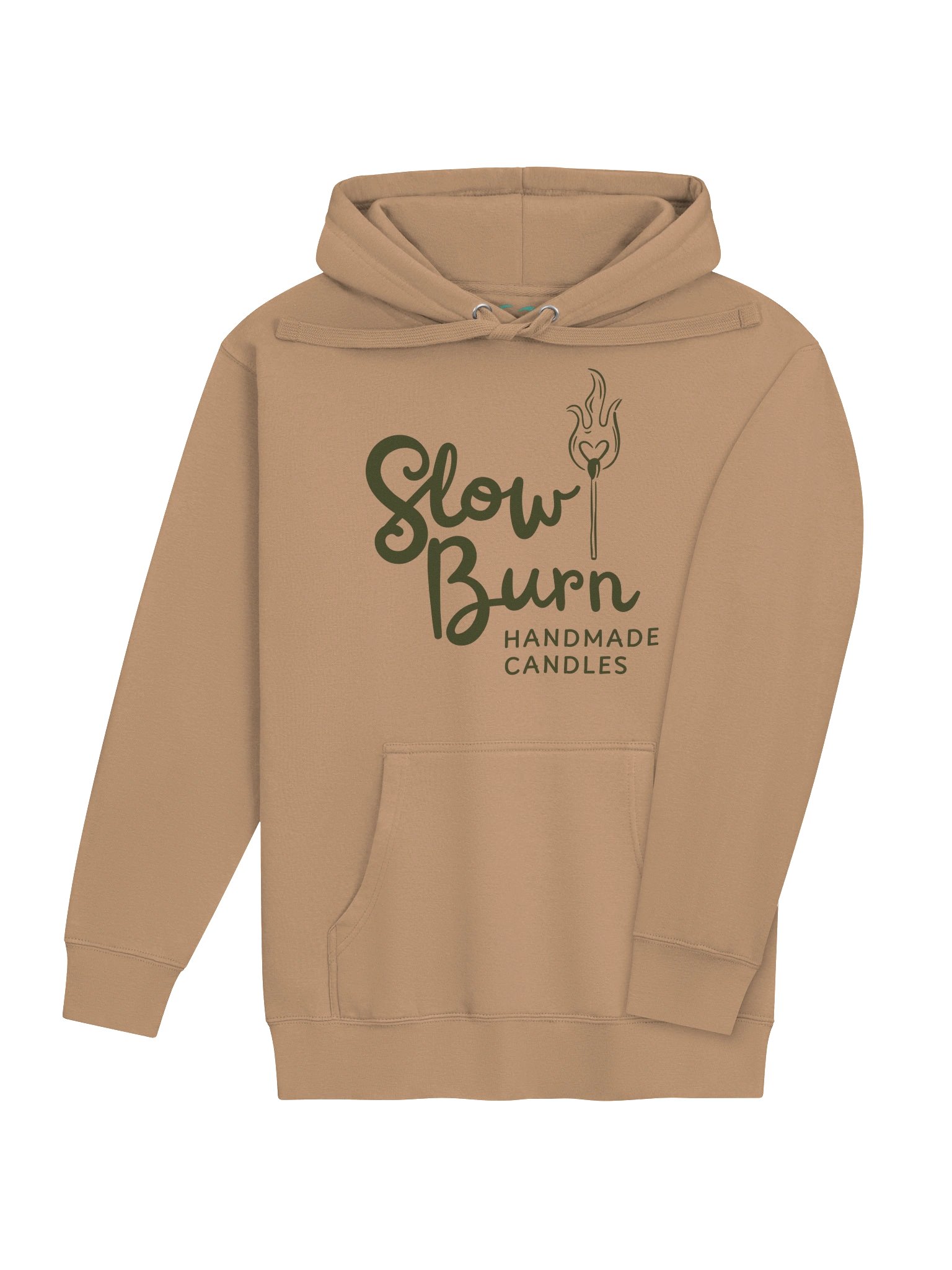 Slow Burn Handmade Candles | Green Guardian Hoodie product image (28)