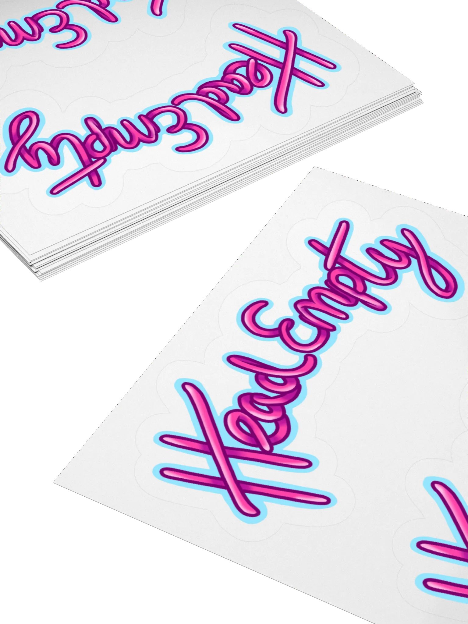 Head Empty Double Sticker Pack product image (4)