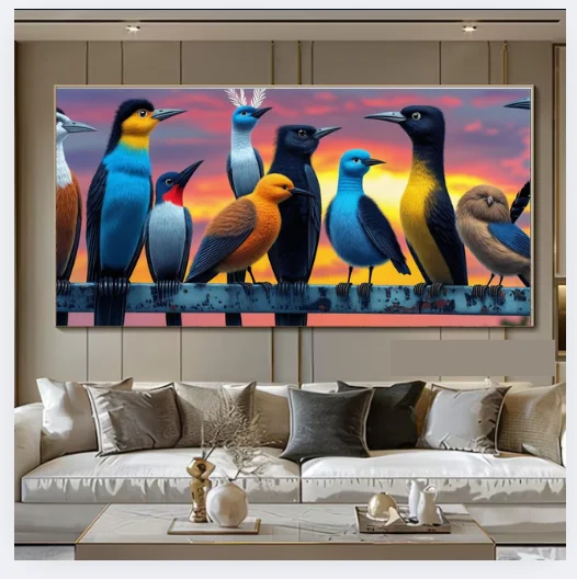 Birds On Wire Wall Art product image (1)