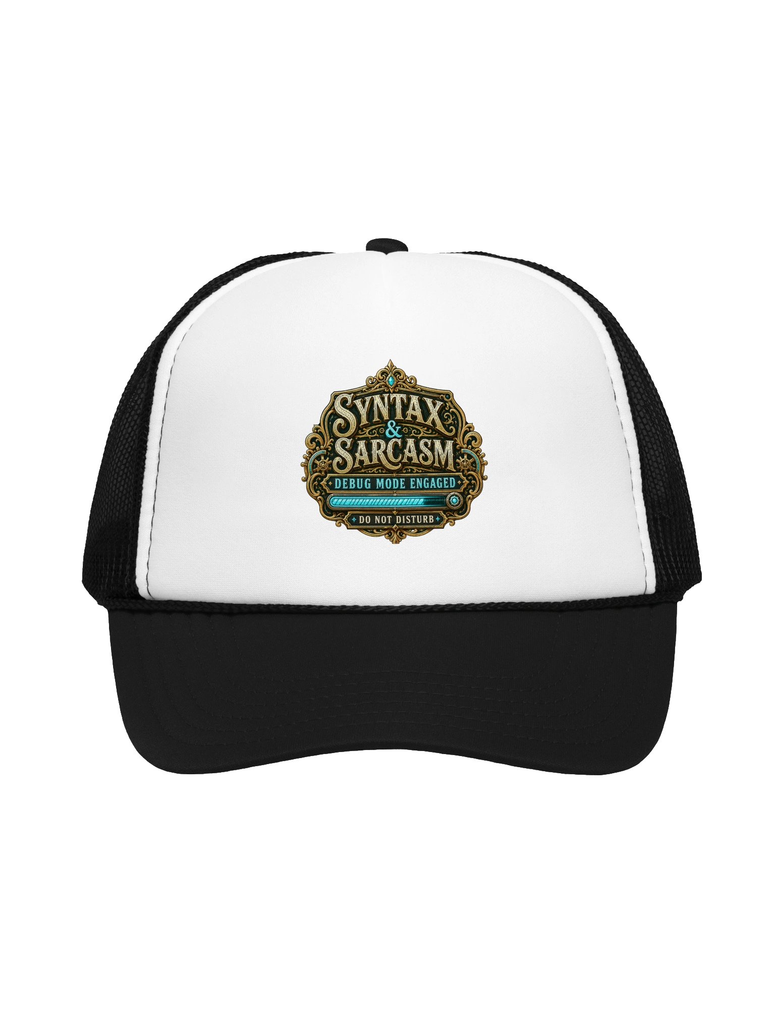 Syntax & Sarcasm Debug Mode Engaged Trucker Hat product image (2)