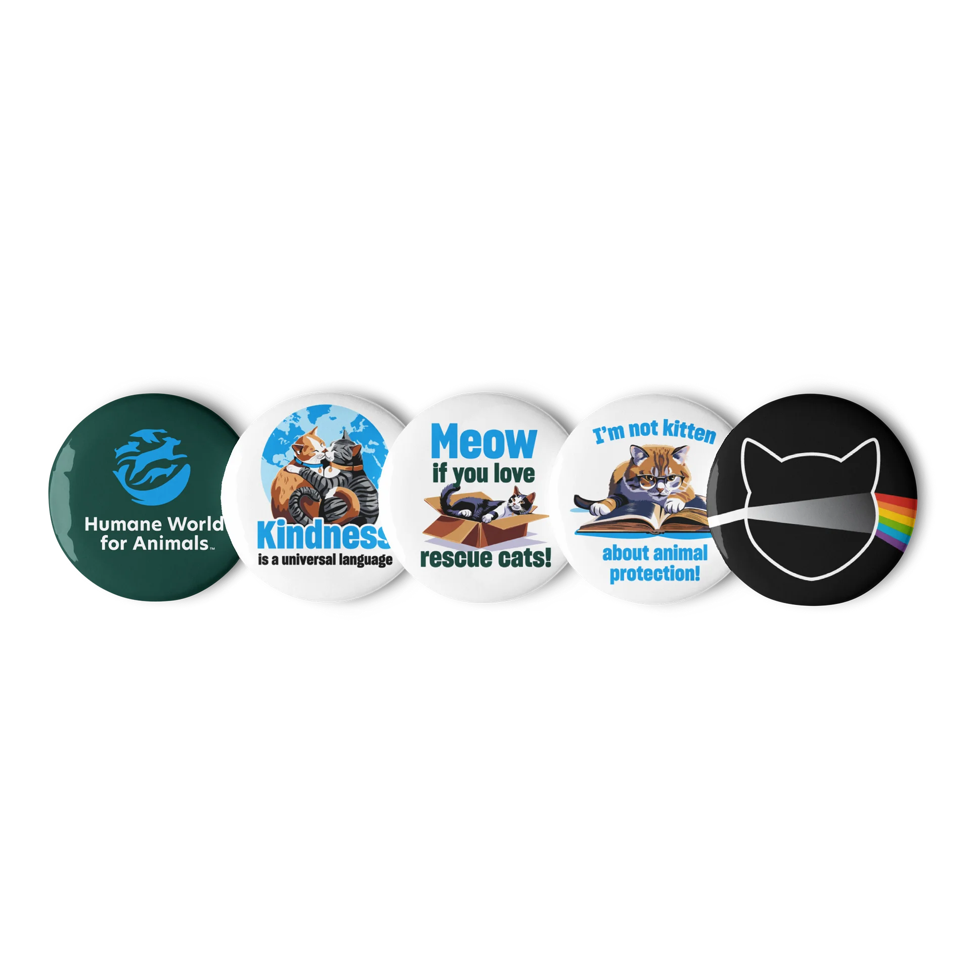 Button bundle - Rescue Cats product image (1)