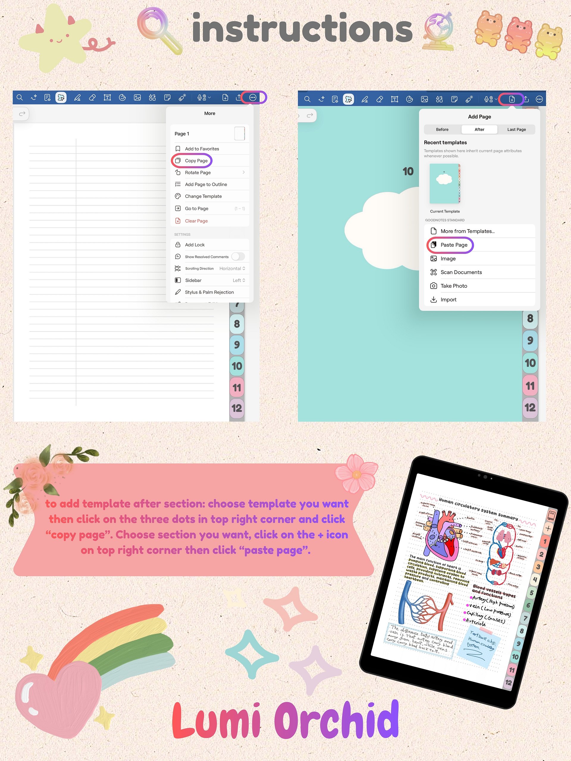 White Digital Notebook & Bonus Student Planner 🎁 product image (5)