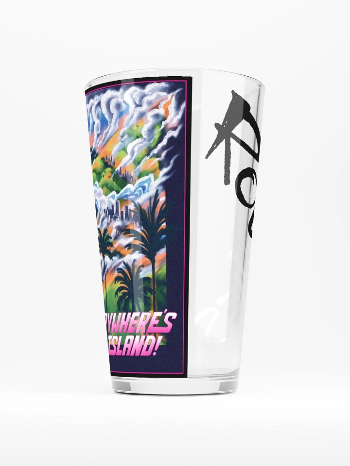 Everywhere's An Island Pint Glass product image (1)