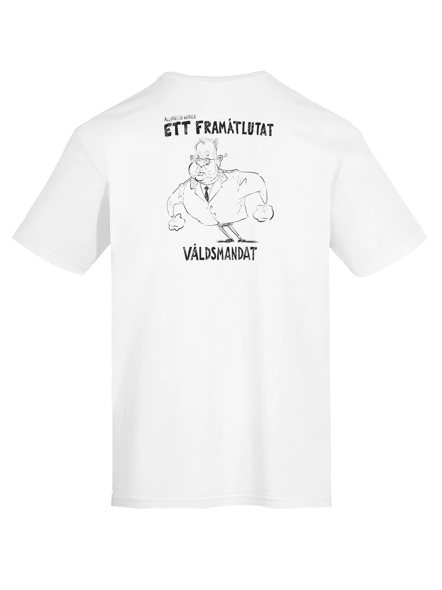 Framåtlutat våldsmandat - Herr T-shirt (signed by @Kluddniklas!) product image (8)