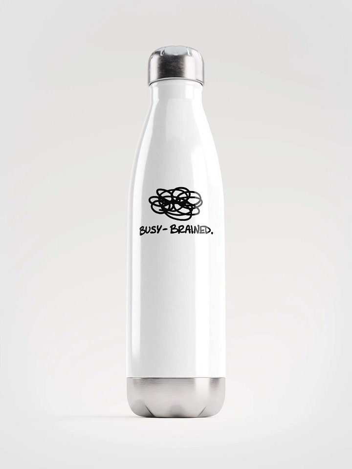BUSY-BRAINED stainless steel water bottle product image (2)