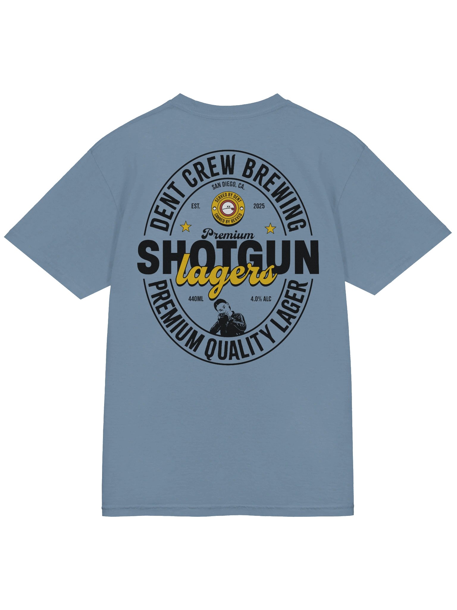 Shotgun Lagers served by DENT T-Shirt product image (4)