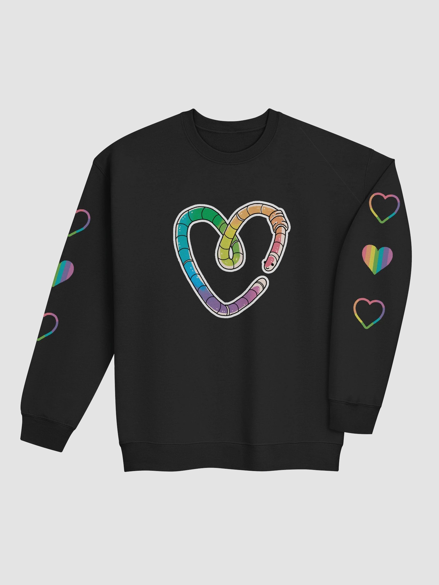 🟡 Rainbow Worm Sweatshirt [dropship] product image (4)