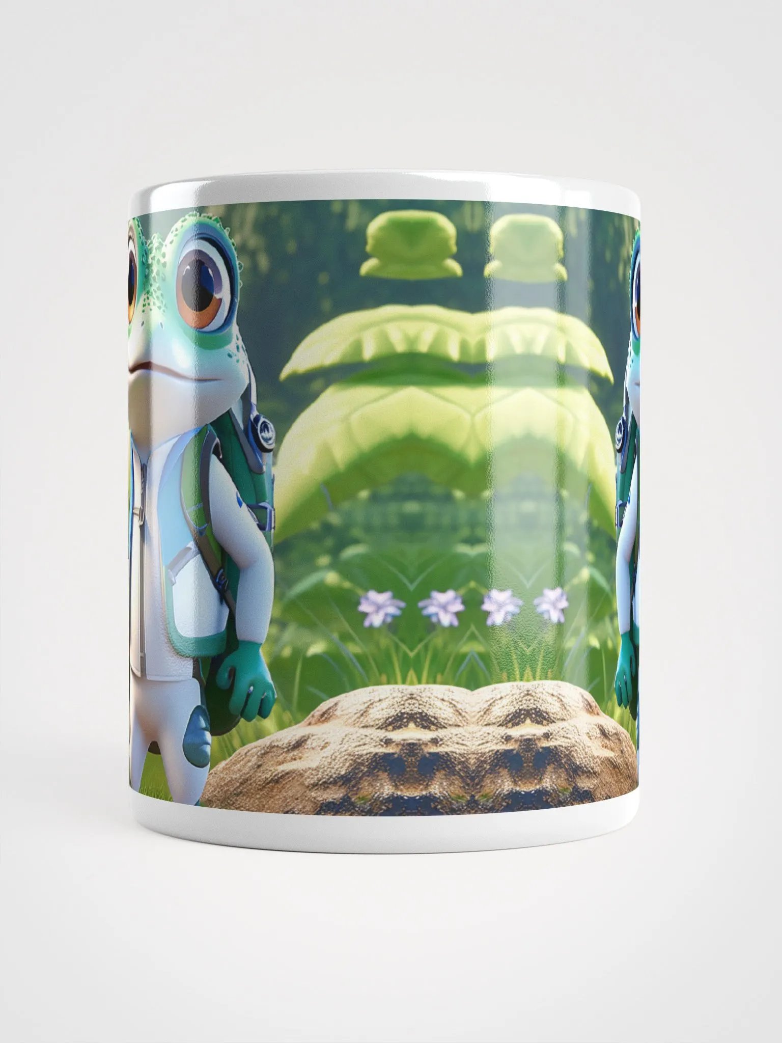 Frog glossy mug product image (9)