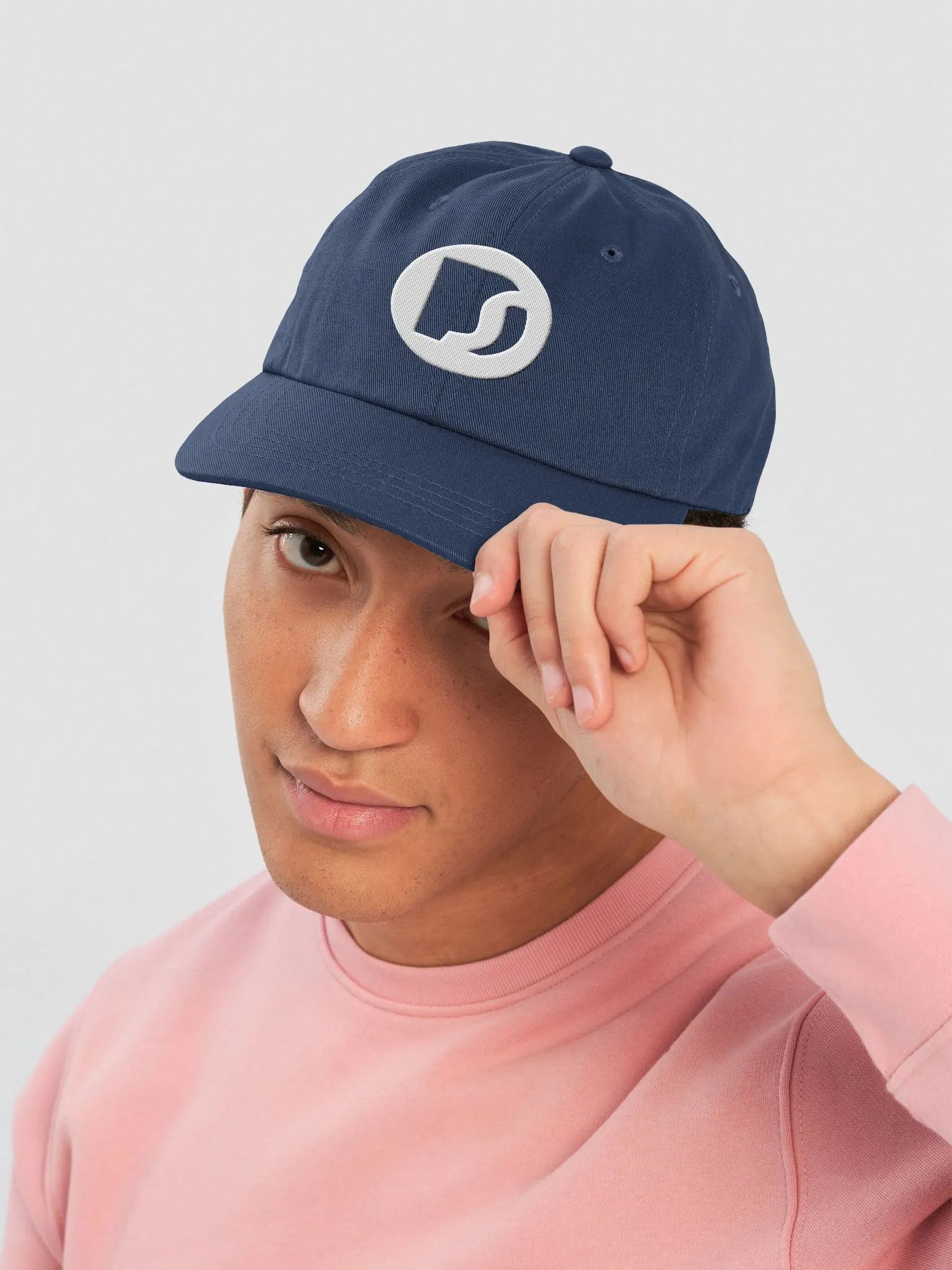 DS OG Logo Dad Cap White/Navy product image (5)