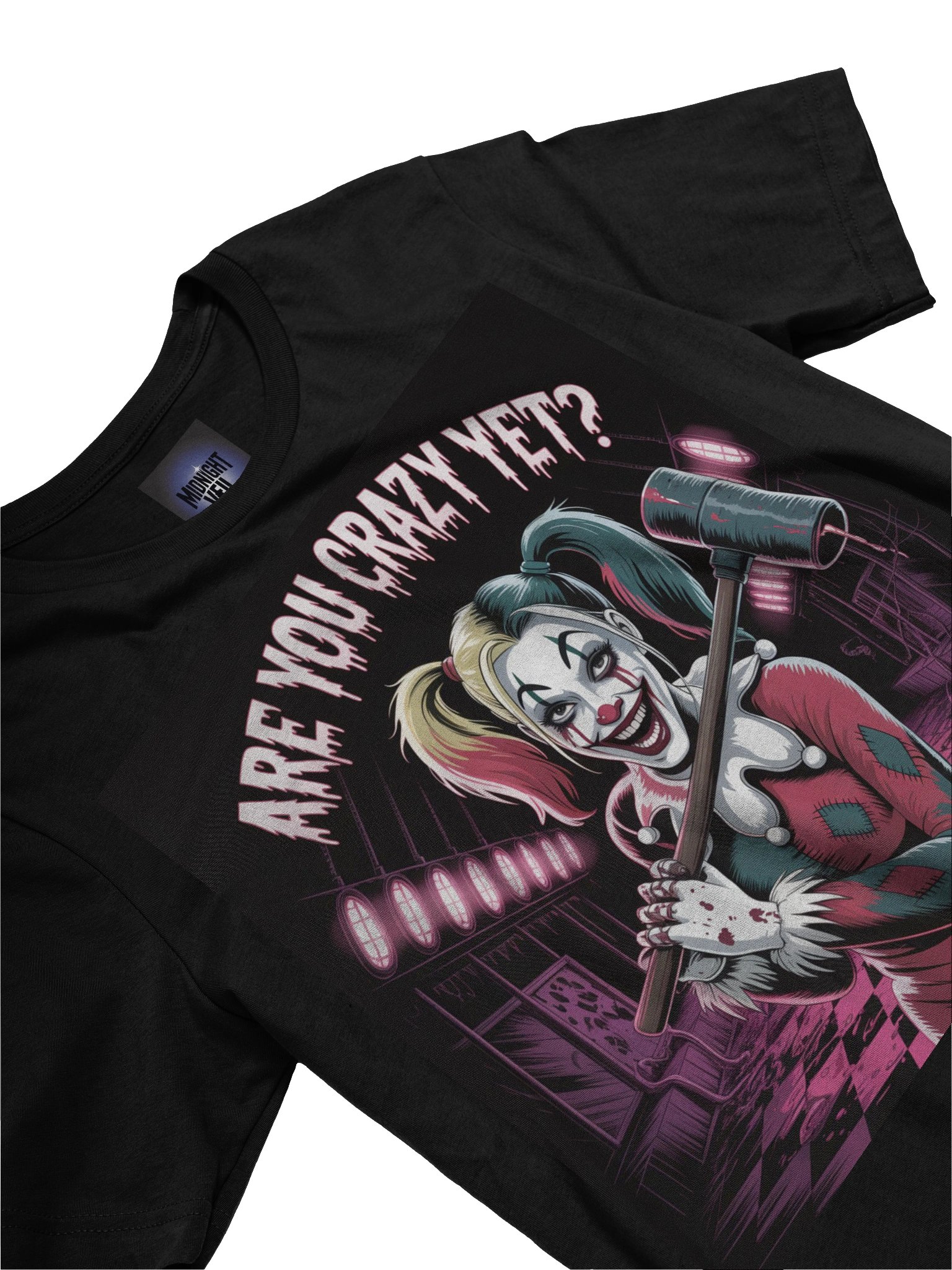 Are You Crazy Yet? Harley Quinn's Mallet Madness Graphic Tee product image (5)