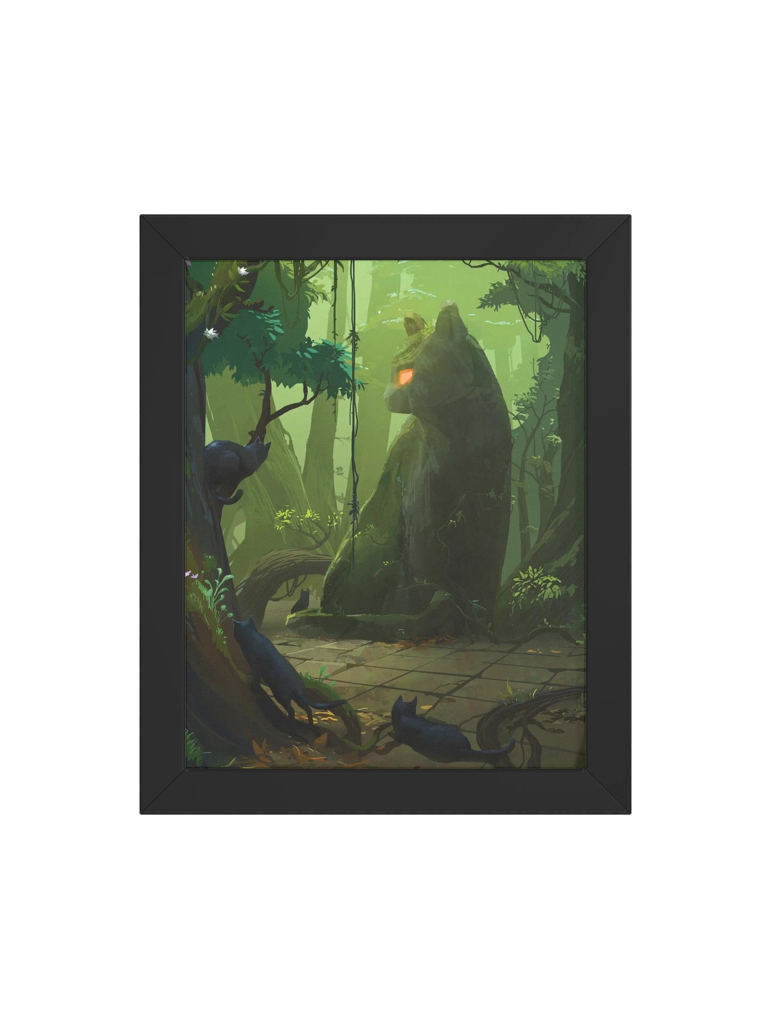 Cat Statue Framed Poster product image (4)