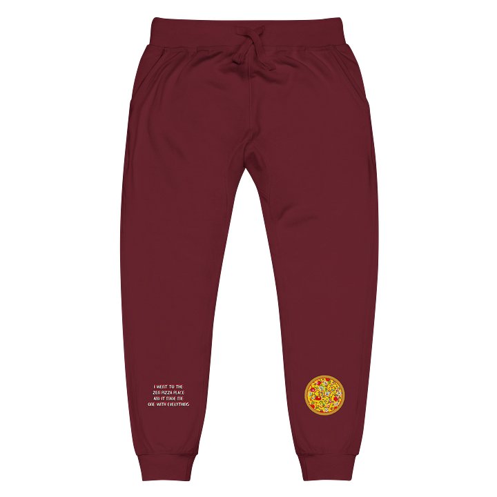 “one with everything” rainbow sprinkle deluxe pizza vanny graphic joggers product image (1)