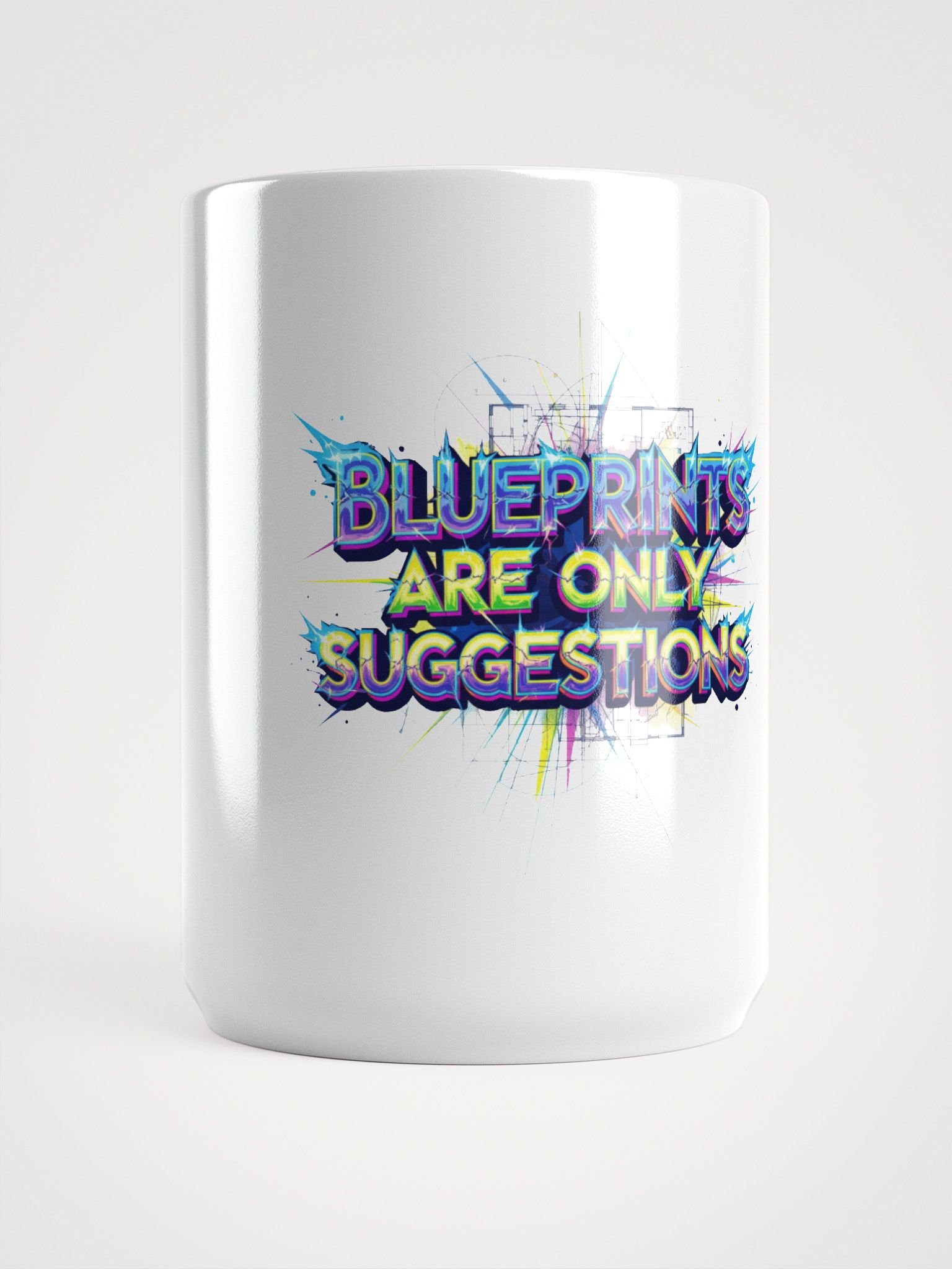 Blueprints Are Only Suggestions Mug product image (6)