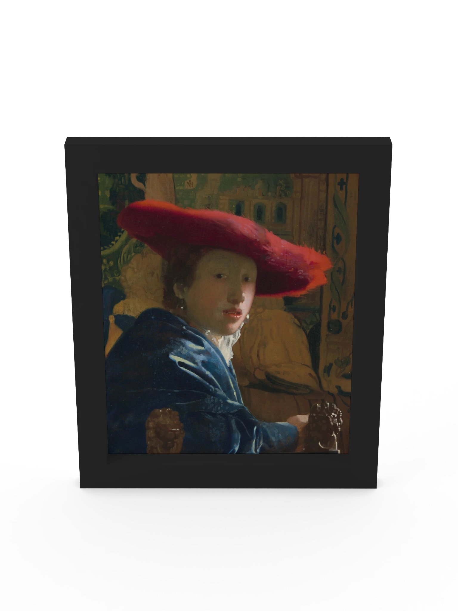 Johannes Vermeer, Girl with the Red Hat (c. 1669) Fine Art Print product image (75)