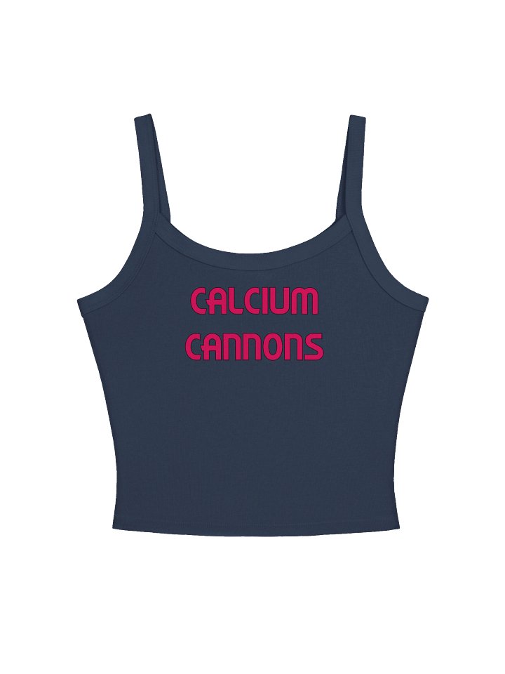 CALCIUM CANNONS Slim Ladies Rib Tank product image (1)