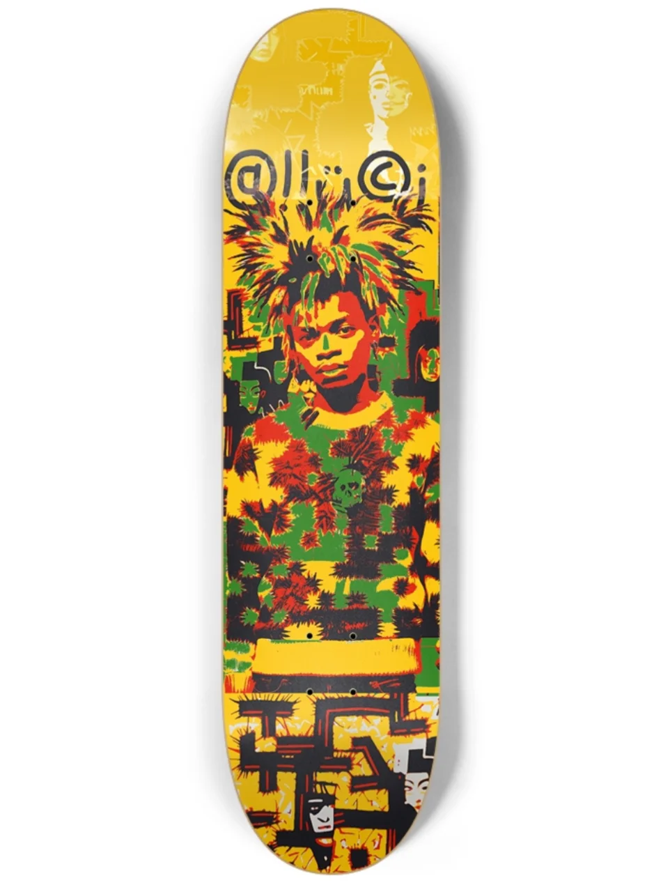 Kidsplay Rasta Skateboard Deck product image (1)