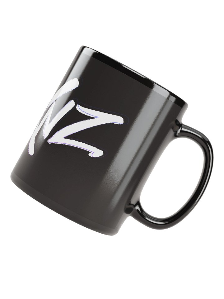 BACXNZ White Logo Black Mug product image (2)