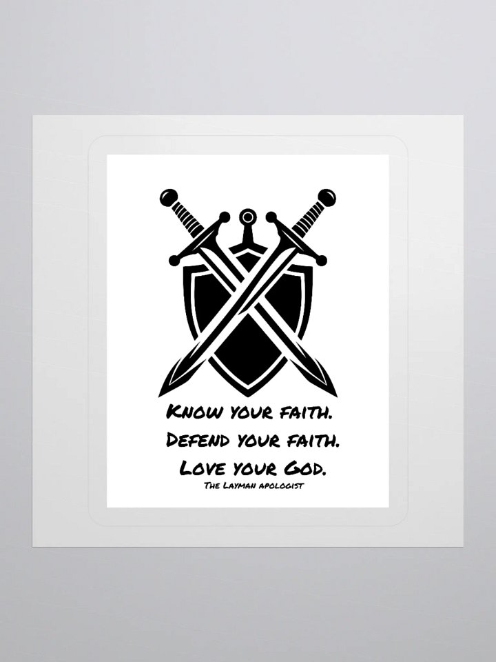 KYF sticker Black product image (1)