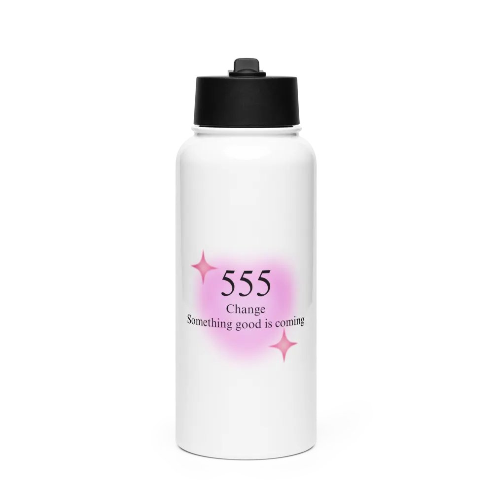 "555" Angel Number Insulated Bottle product image (1)
