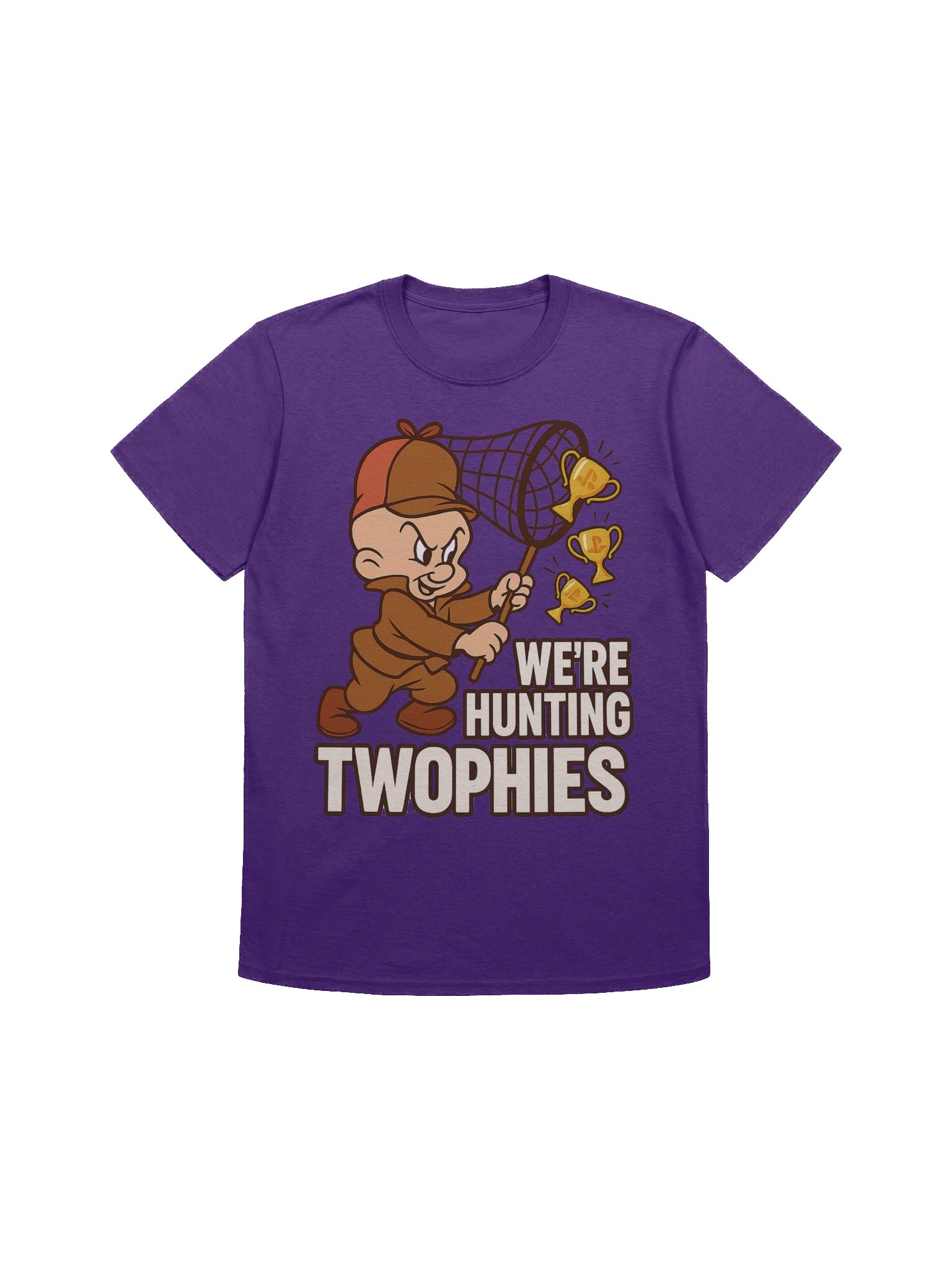 We’re Hunting Twophies – Funny Gamer Trophy Hunter T-Shirt product image (1)