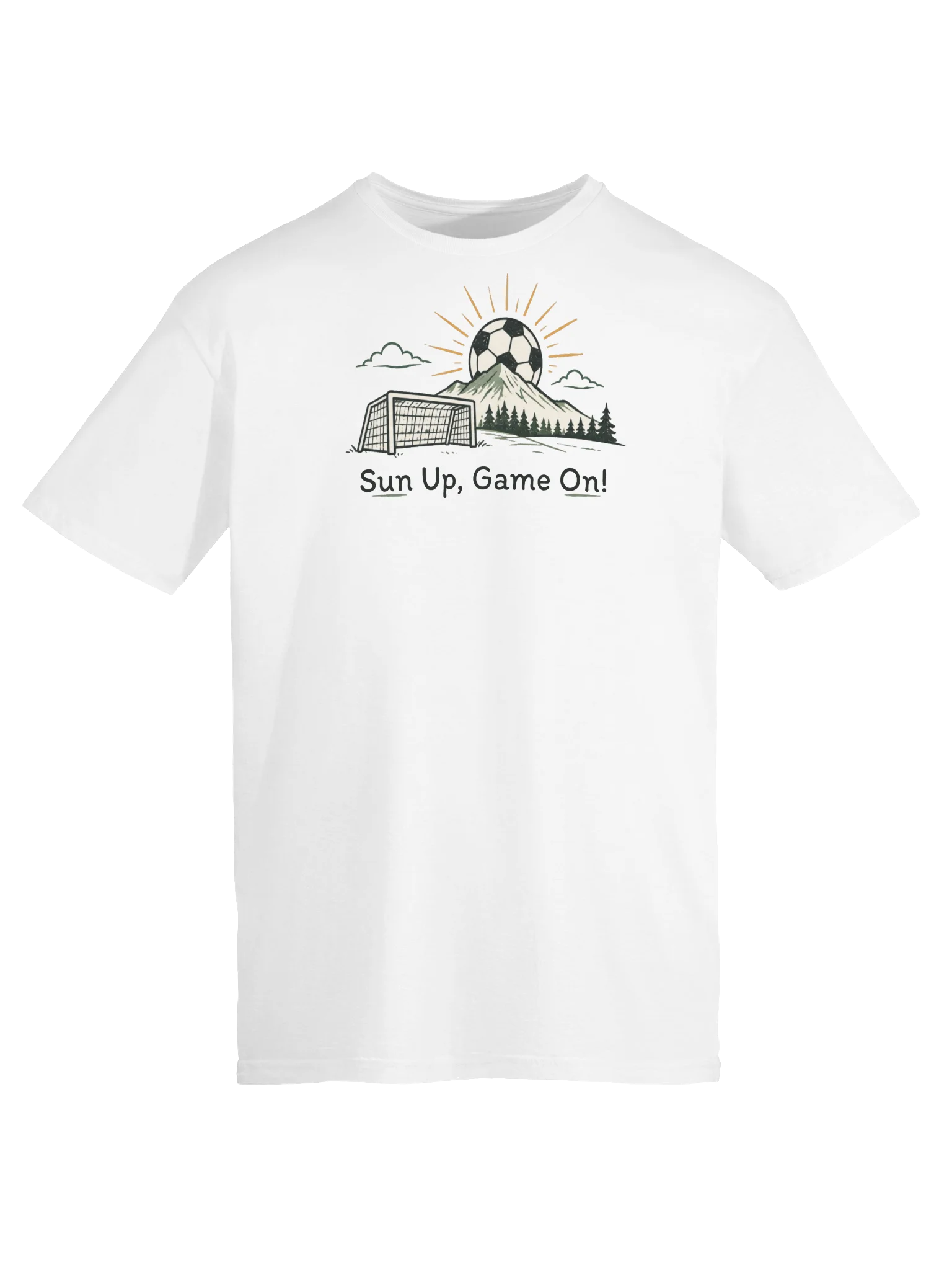 Sun Up, Game On Soccer Tee product image (5)