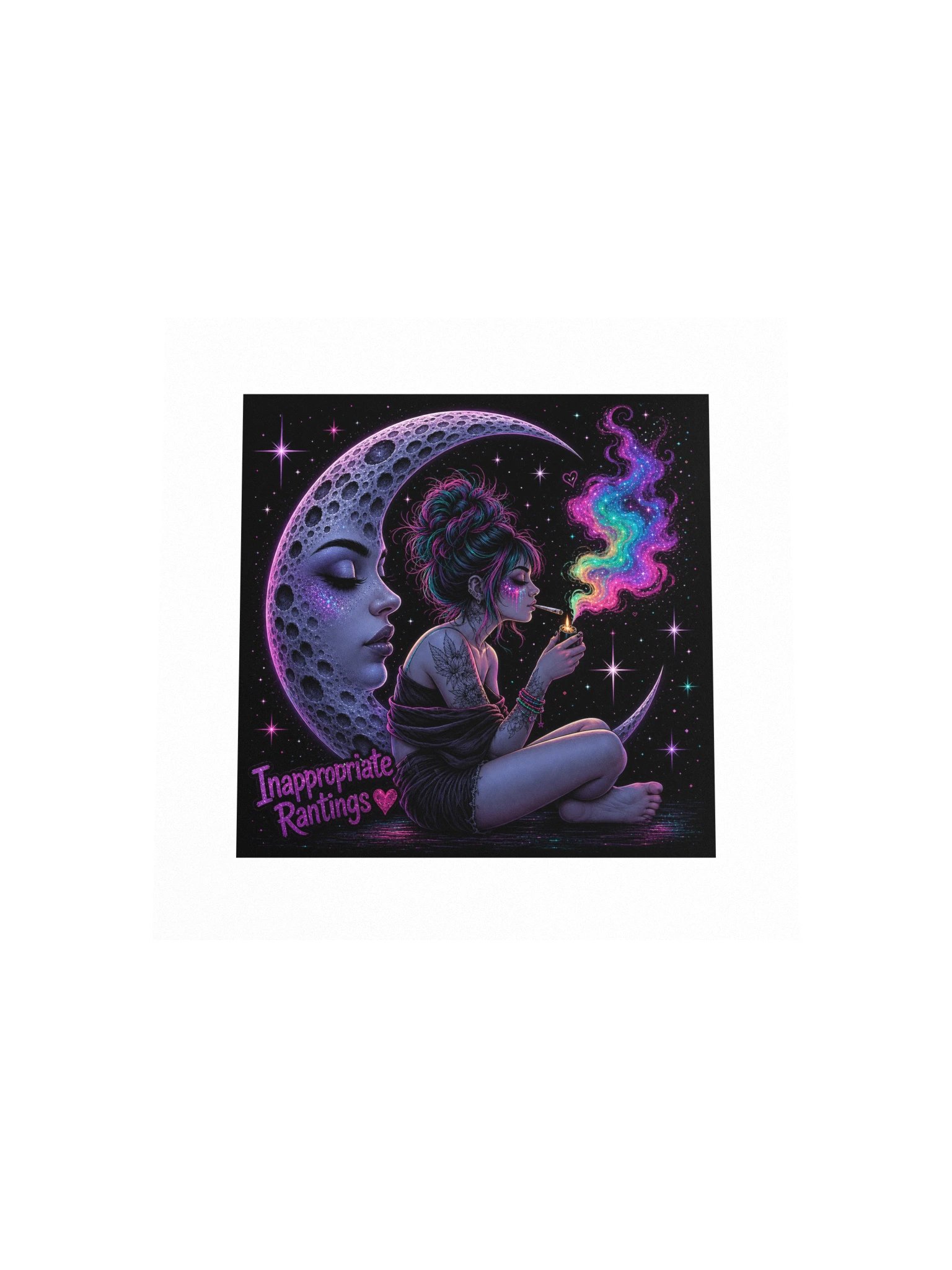 Cosmic Moon Girl Poster product image (8)